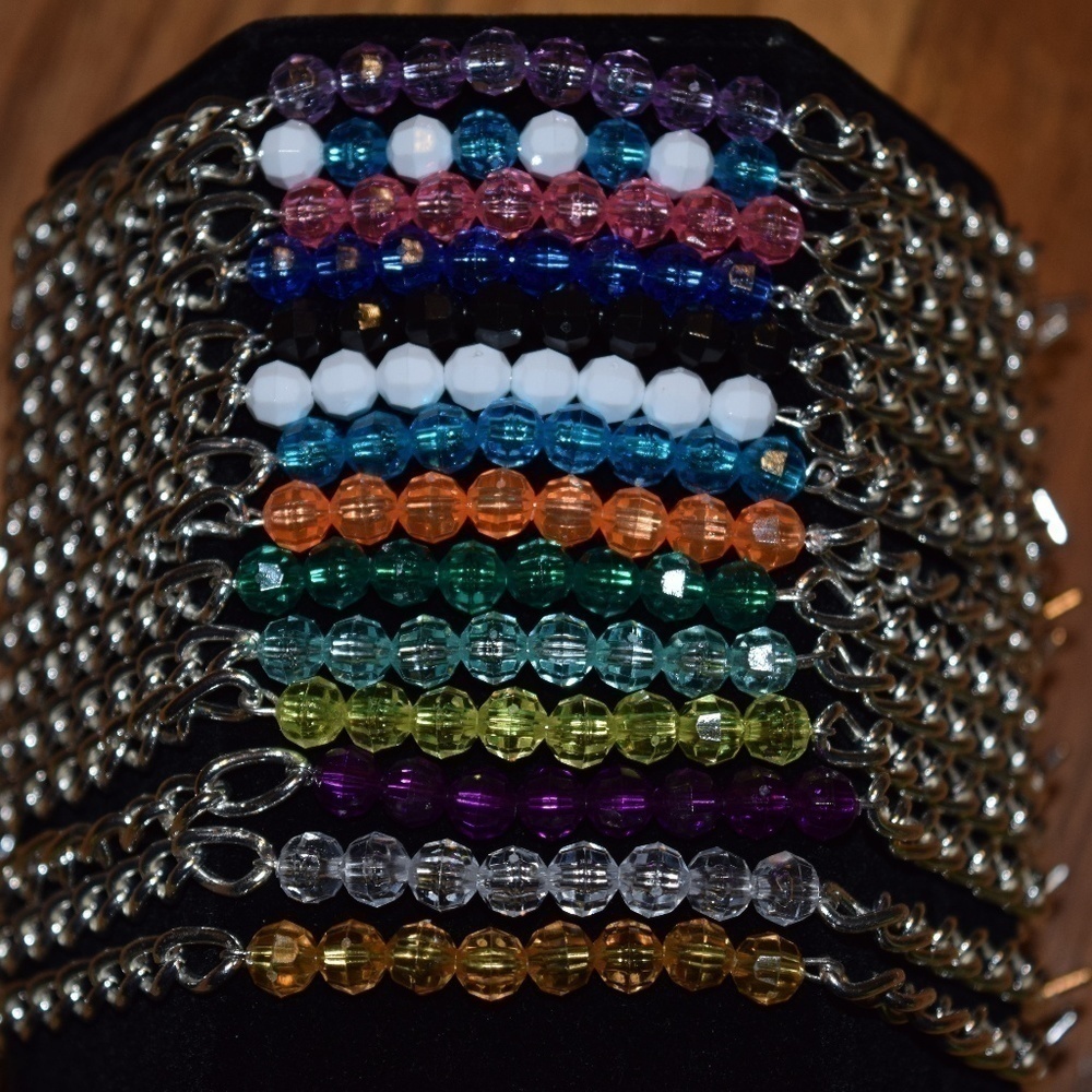 Awarness Bracelets made for a Relay 4 Life event.